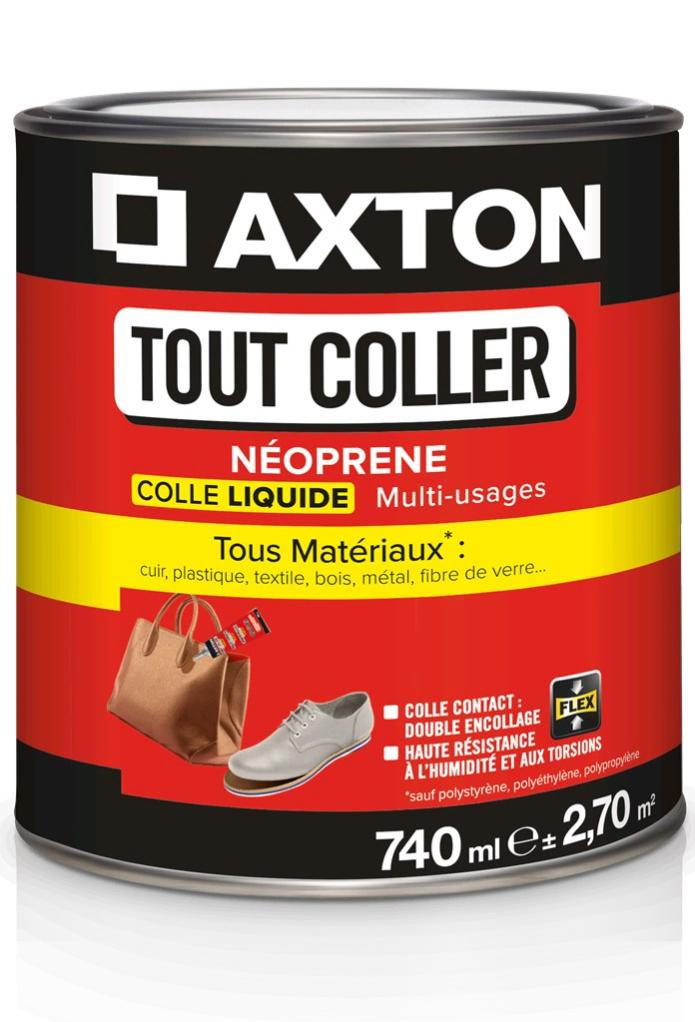 Colle néoprène liquide Tout coller AXTON, 740 ml