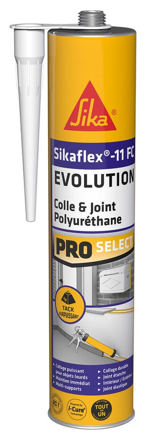 Mastic-colle à maintien immédiat Sikaflex 11FC Evolution Gris SIKA, 300 ml