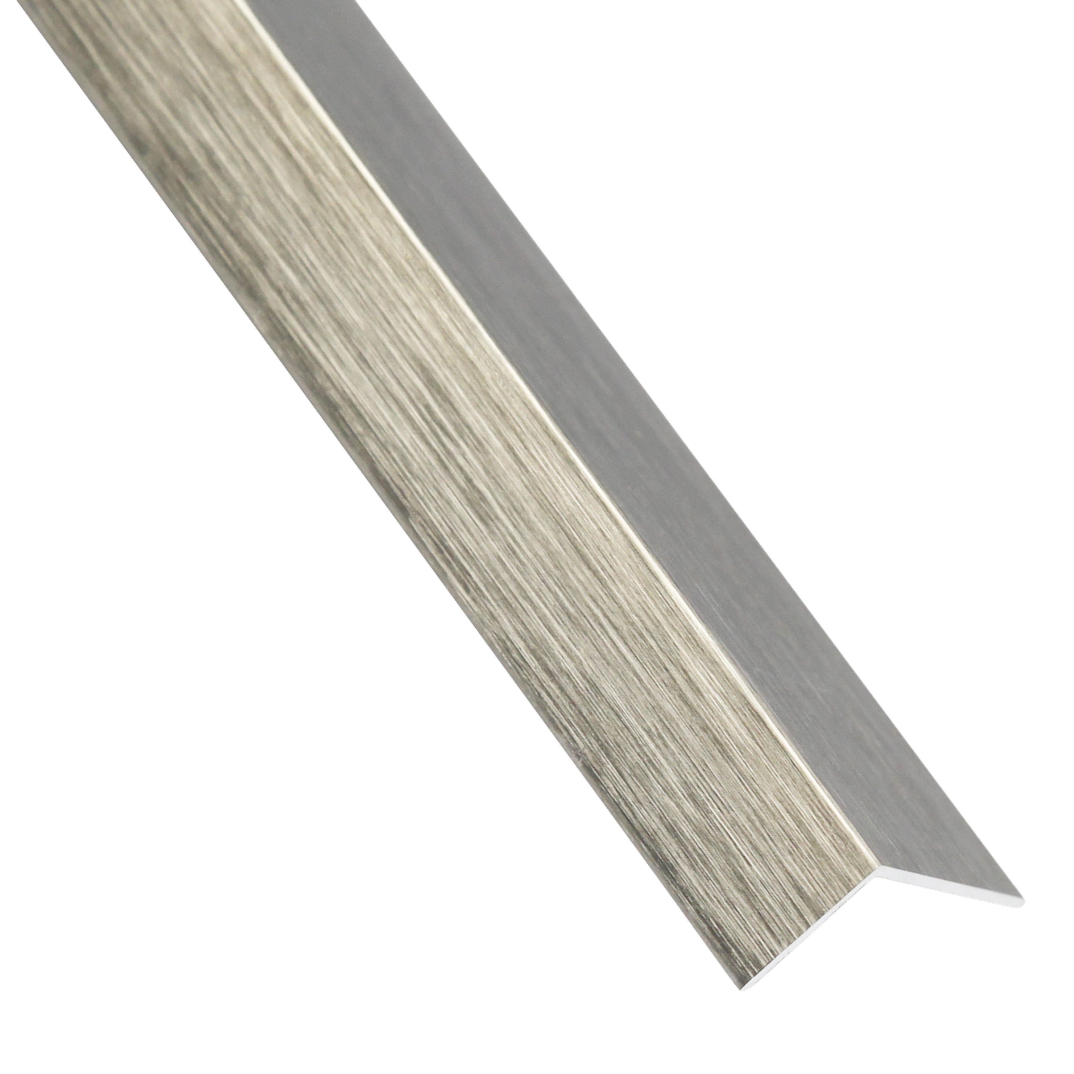 Cornière adhésive pvc peint gris lisse, L.2600 mm | Leroy Merlin