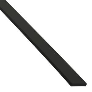 Profil plat aluminium noir 30x2x1000mm