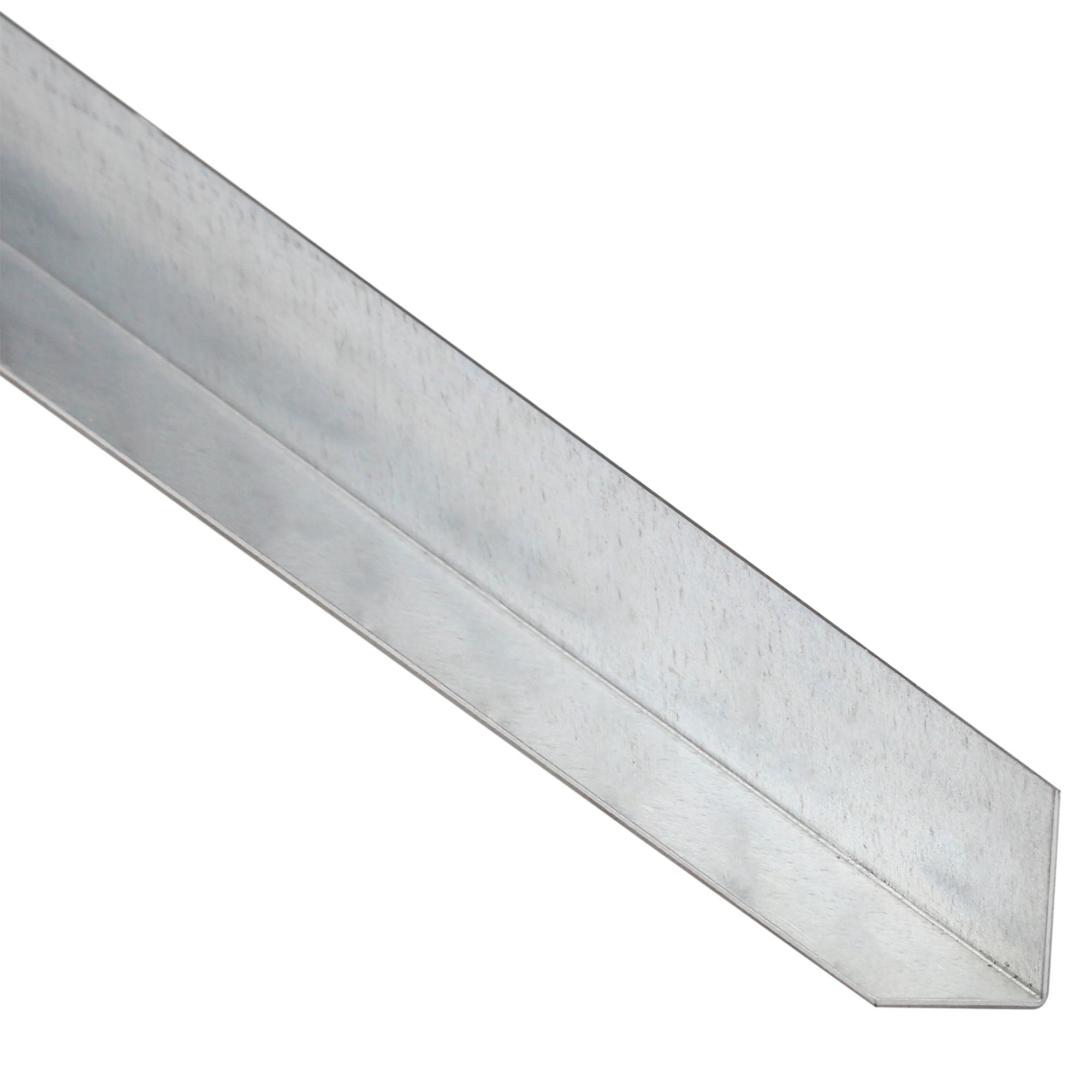 Plat acier galvanisé gris perforé, L.2000 mm