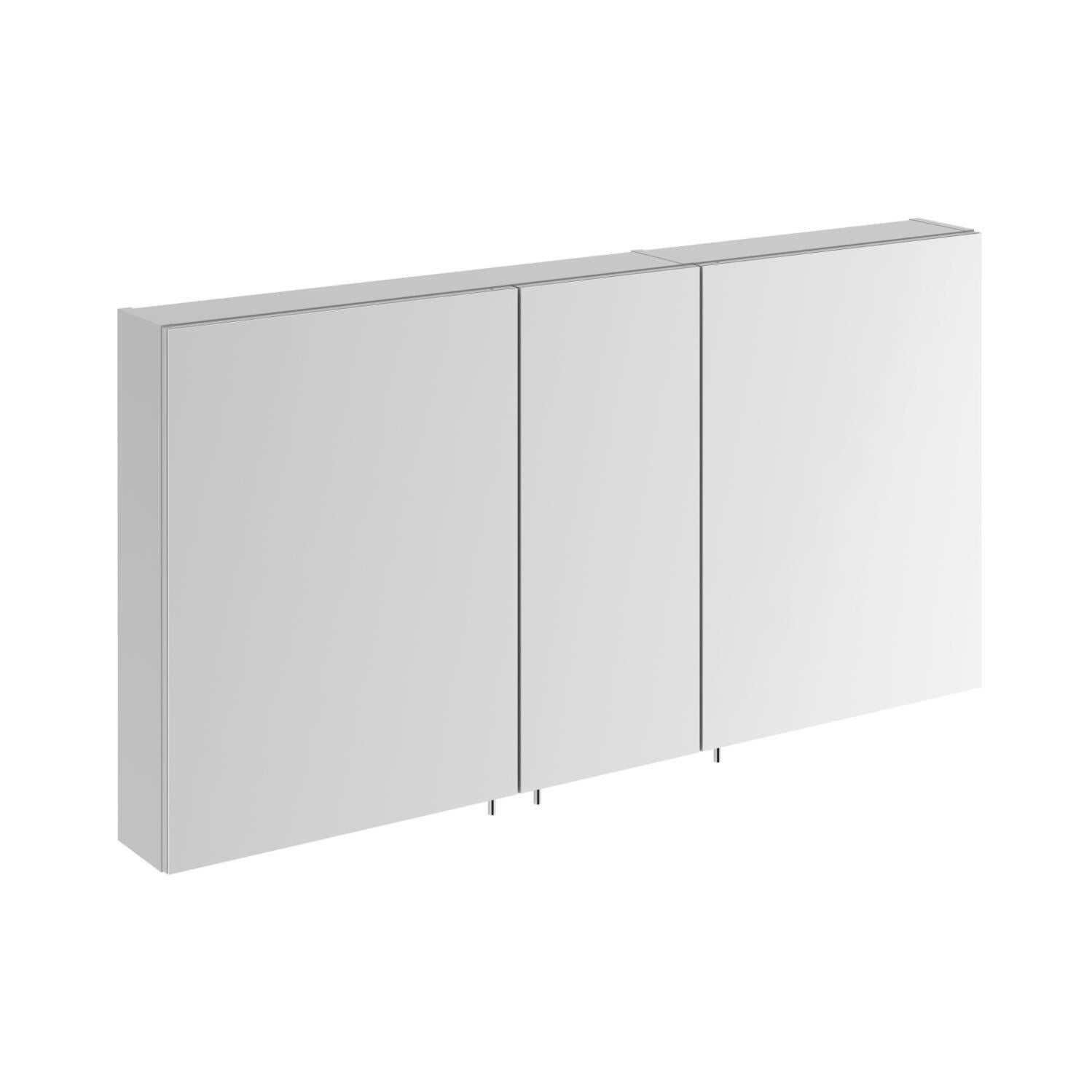 Armoire de toilette l. 117 cm, gris Perla Leroy Merlin