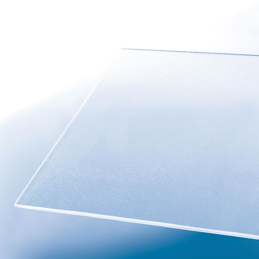 Plaque polystyrène transparent lisse L.50 x l.40 cm Ep.1.2 mm