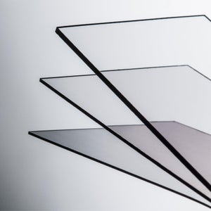 Panneau en plastique Transparent mat Perspex, 300x400mm, 2 pièces