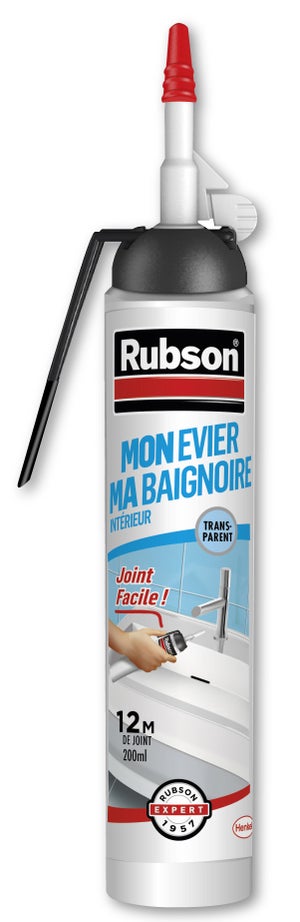 Mastic Bain & Cuisine Pure Anti-moisissures 200 mL + pistolet - RUBSON -  Mr.Bricolage