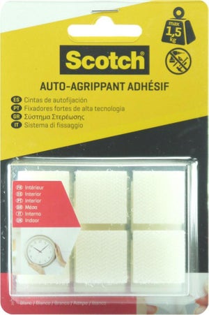 Generic Pack de 6 Bande Velcro Scratch Adhésive Autocollant 2 cm X 15 cm à  prix pas cher