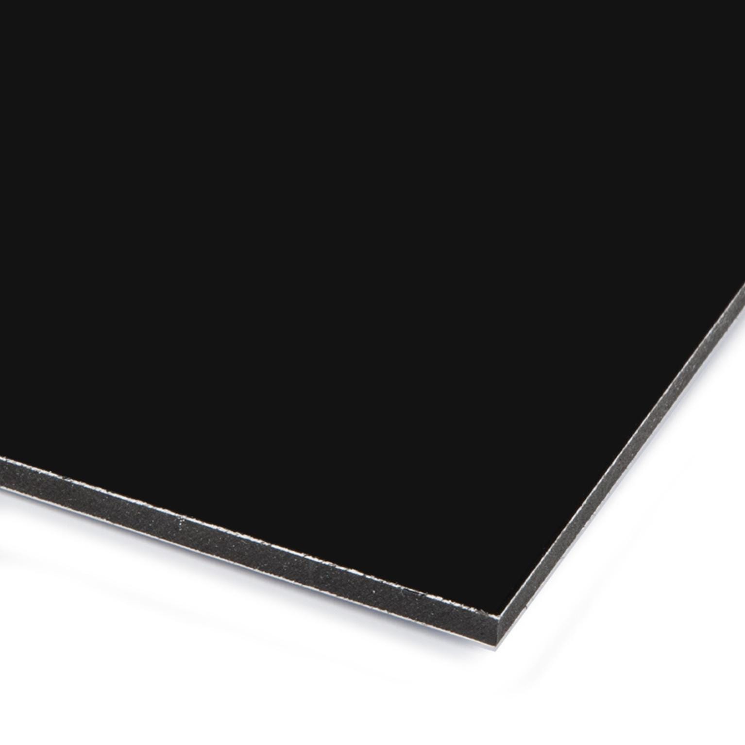 Signalétique.biz France - Panneau Composite Aluminium Noir 60x50 cm, 3 mm, Panneau Sandwich Aluminium Signalétique.biz France - Panneau Composite Aluminium Noir 60x50 cm, 3 mm, Panneau Sandwich Aluminium