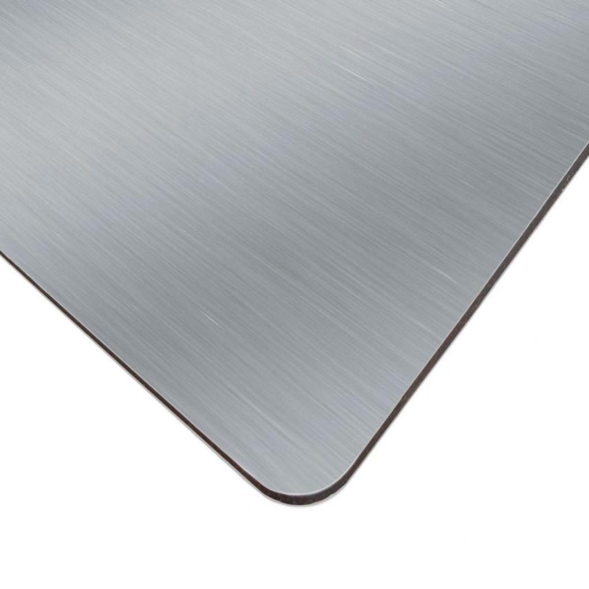 Panneau Composite Aluminium Couleur 3 mm - Plaque Aluminium Composite.  Plaque Alu Couleur 3 mm. Composite Aluminium Couleur - Blanc - 100 x 100 mm