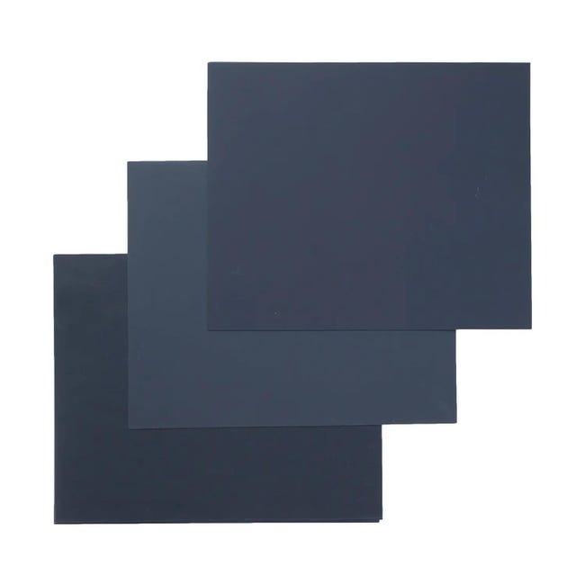 Papier abrasif sec grain P80 - Bleu Distri