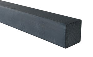 Poteau Bois Carré Luna Marron, L.9 X P.9 X H.240 Cm