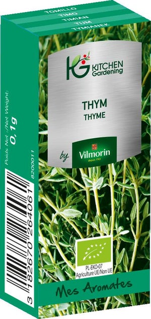 Graine thym bio, Kitchen Gardening By Vilmorin, 0,1 g