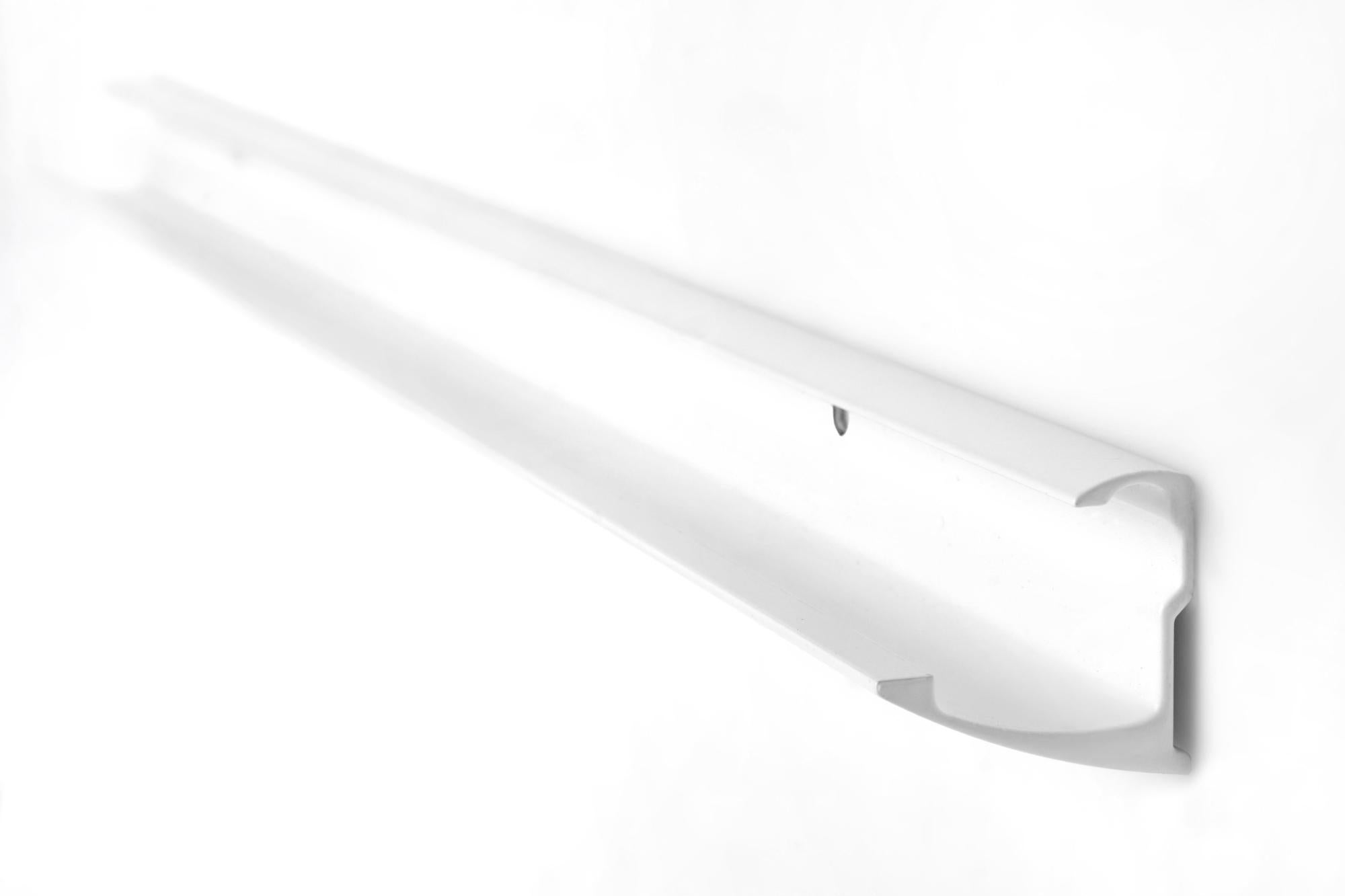 Arc Droit Gardinia Pour Rail Rideau Aluminium - 20x20cm Blanc 90°