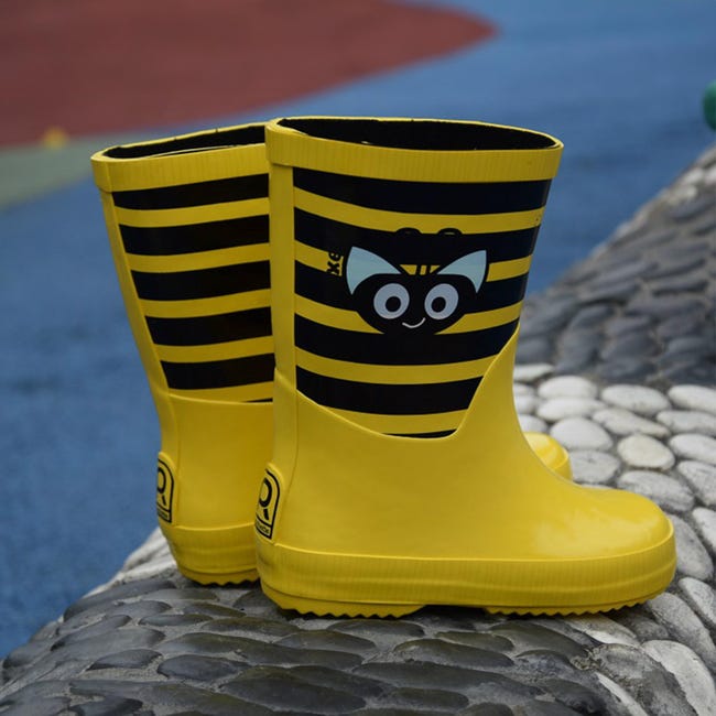 Bottes Caoutchouc naturel ROUCHETTE Zamis axel jaune taille 23 Leroy Merlin