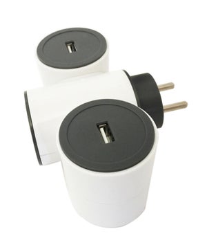 Leroy Merlin Prise Double USB à Encastrer - Va Et Vient - Blanc - 82x82mm -  LIKA - Garantie 2 Ans - Prix pas cher