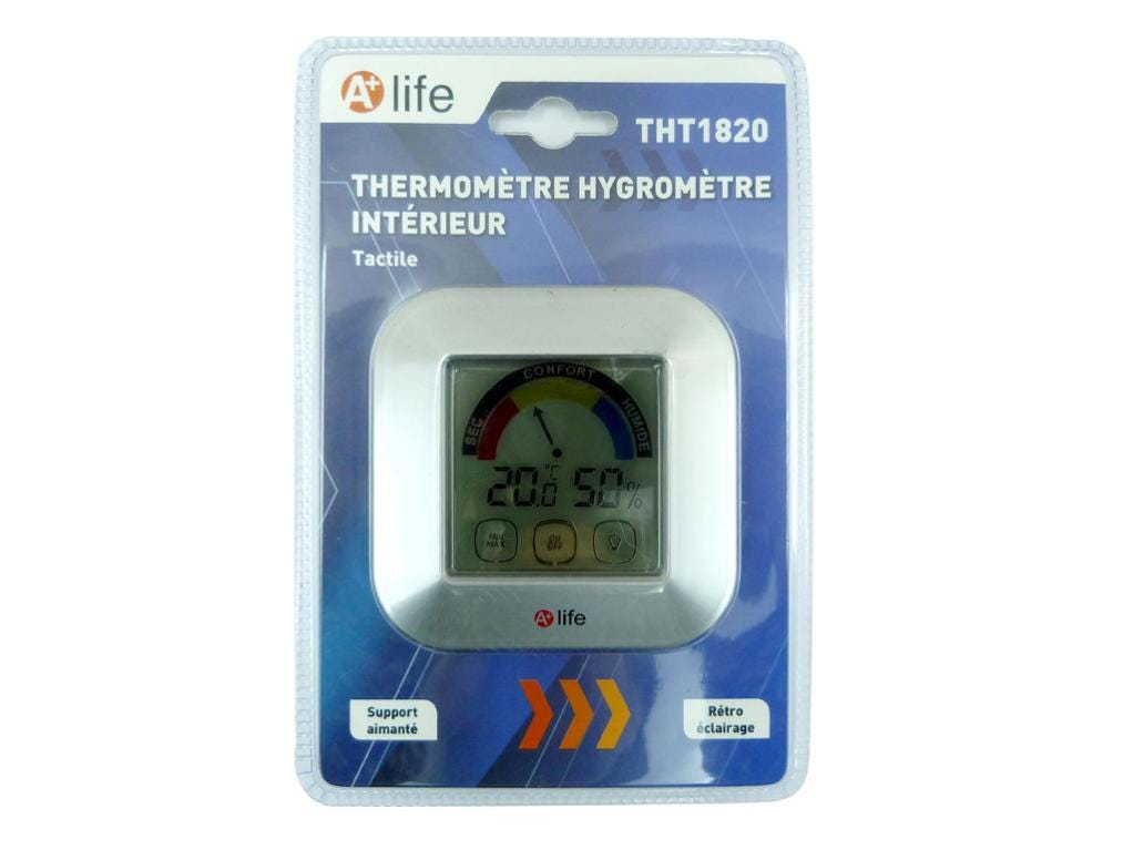 Thermomètre / hygromètre A+ LIFE Tht1820