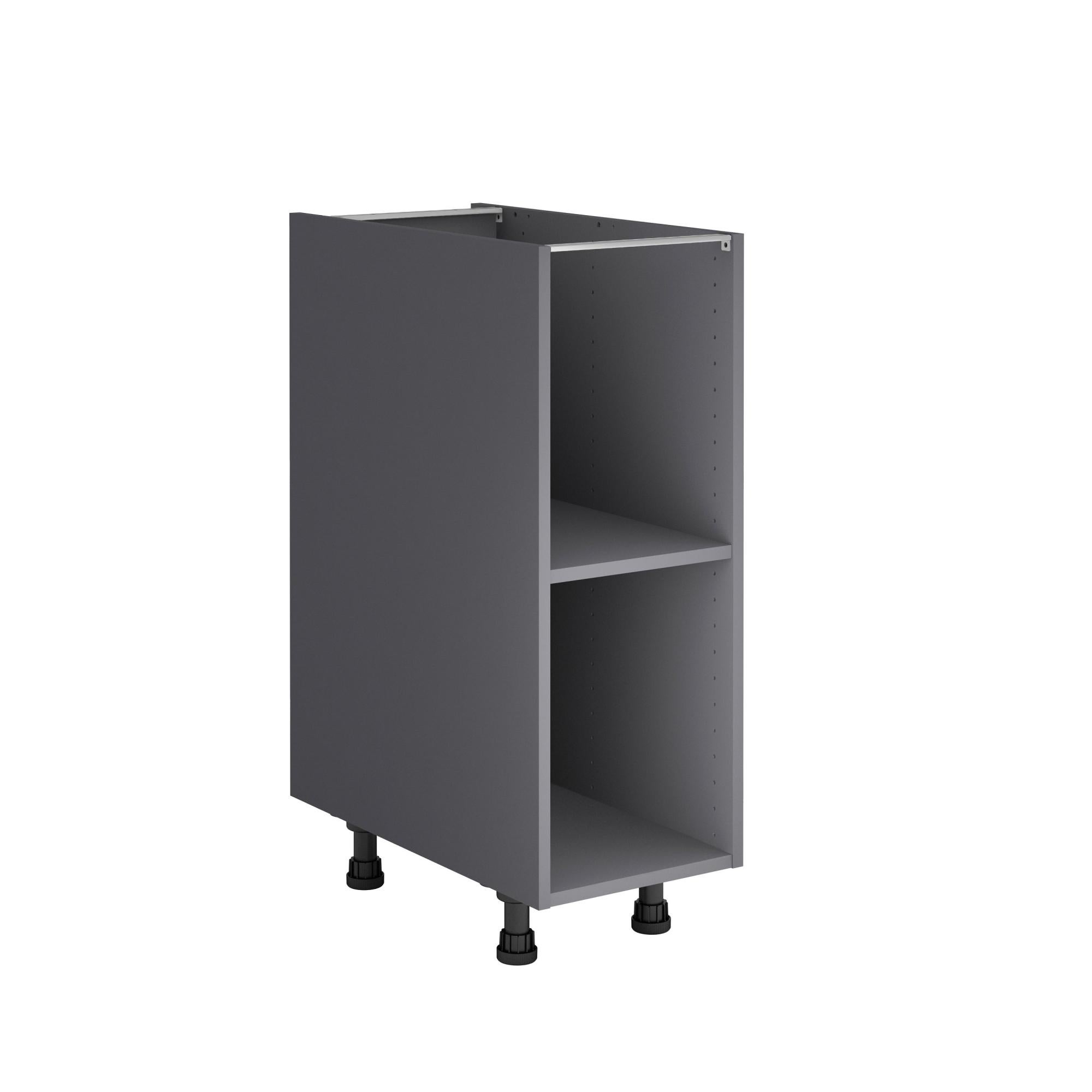 Caisson de cuisine armoire sur pied DELINIA ID, gris H.76.8 x l.30 x P