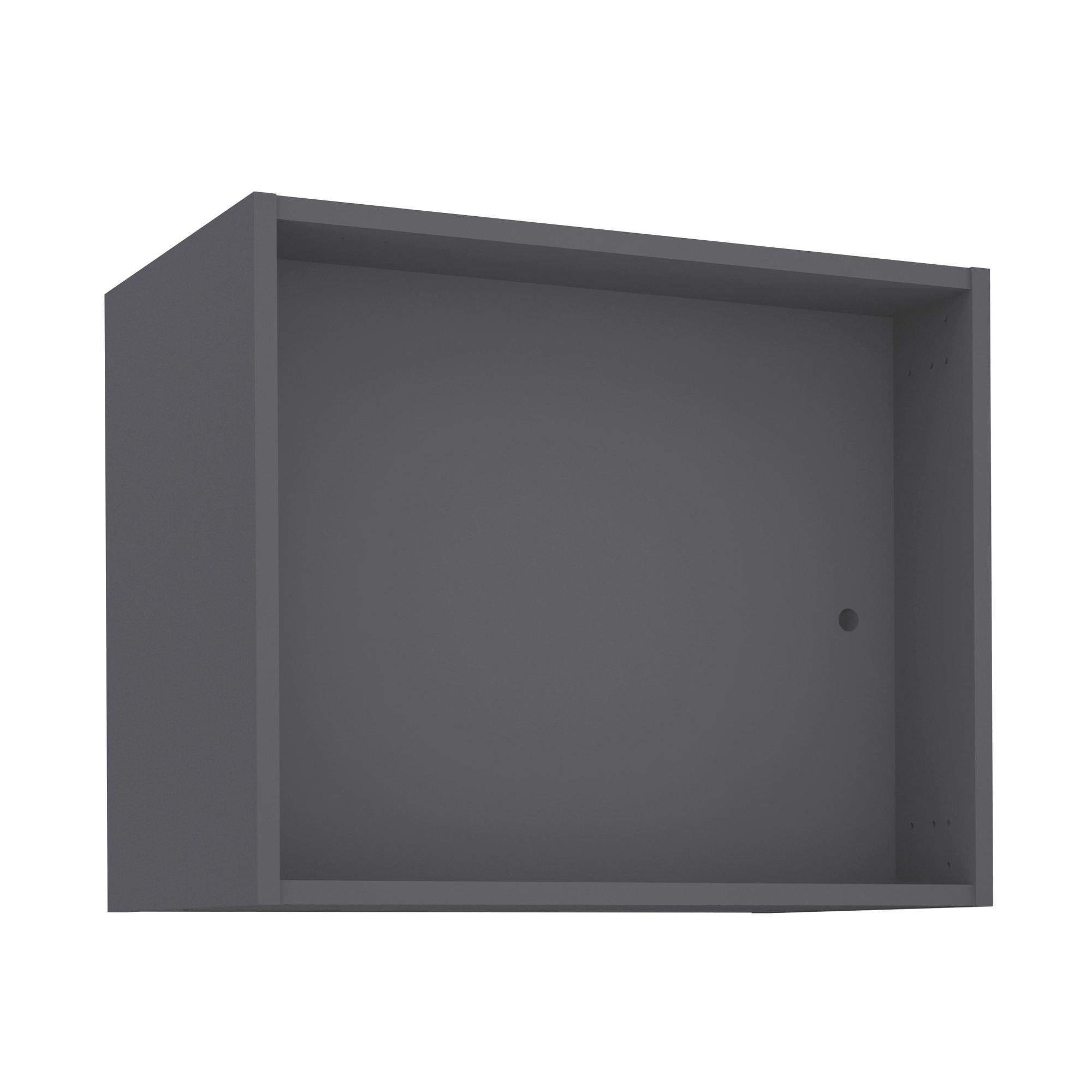 Caisson de cuisine armoire suspendue DELINIA ID, gris H.48 x l.60 x P