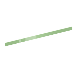 Plinthe mdf, vert sauge, H. 9.8 x L. 240 cm, Ep.18 mm DELINIA ID