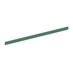 Plinthe mdf, vert laguna, H. 9.8 x L. 240 cm, Ep.18 mm DELINIA ID