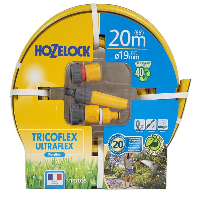 Tuyau arrosage Hozelock Super Tricoflex diam 19 mm L 50 m - Arrosage
