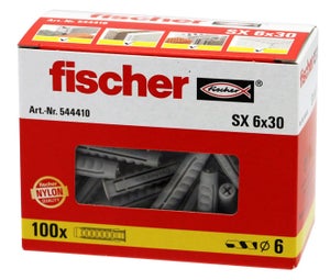 Cheville nylon plastique à expansion FISCHER SX 12x60 10x50 8x40 6x30