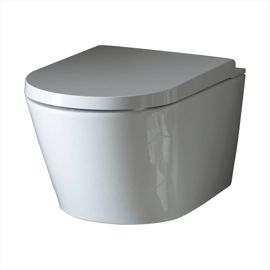 Cuvette lavante suspendue blanche l.38.4 x h.35 x p. 59.3 cm Leroy Merlin