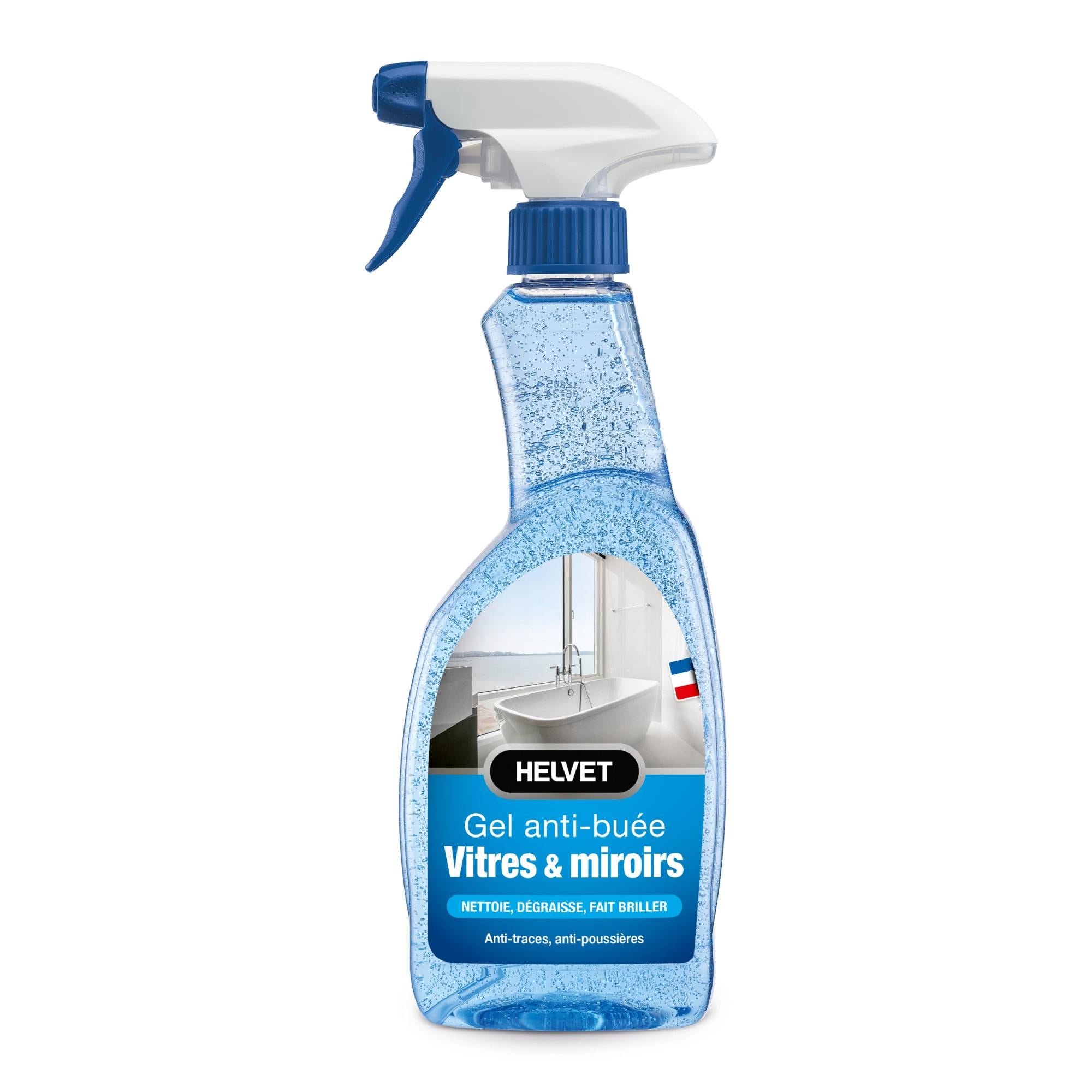 Nettoyage Vitre Voiture Anti Buée | Spray Vitre Anti Buee 1000ml - 5 Litres  | Produit Nettoyeur Vitre 3 en 1 - Nettoie - Dégraisse - Fait Briller 