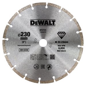 Disque diamant DSLMAXX béton acier asphalte Ø 230 x 22,23 mm Ø 230 mm -  Alés. 22,23 mm