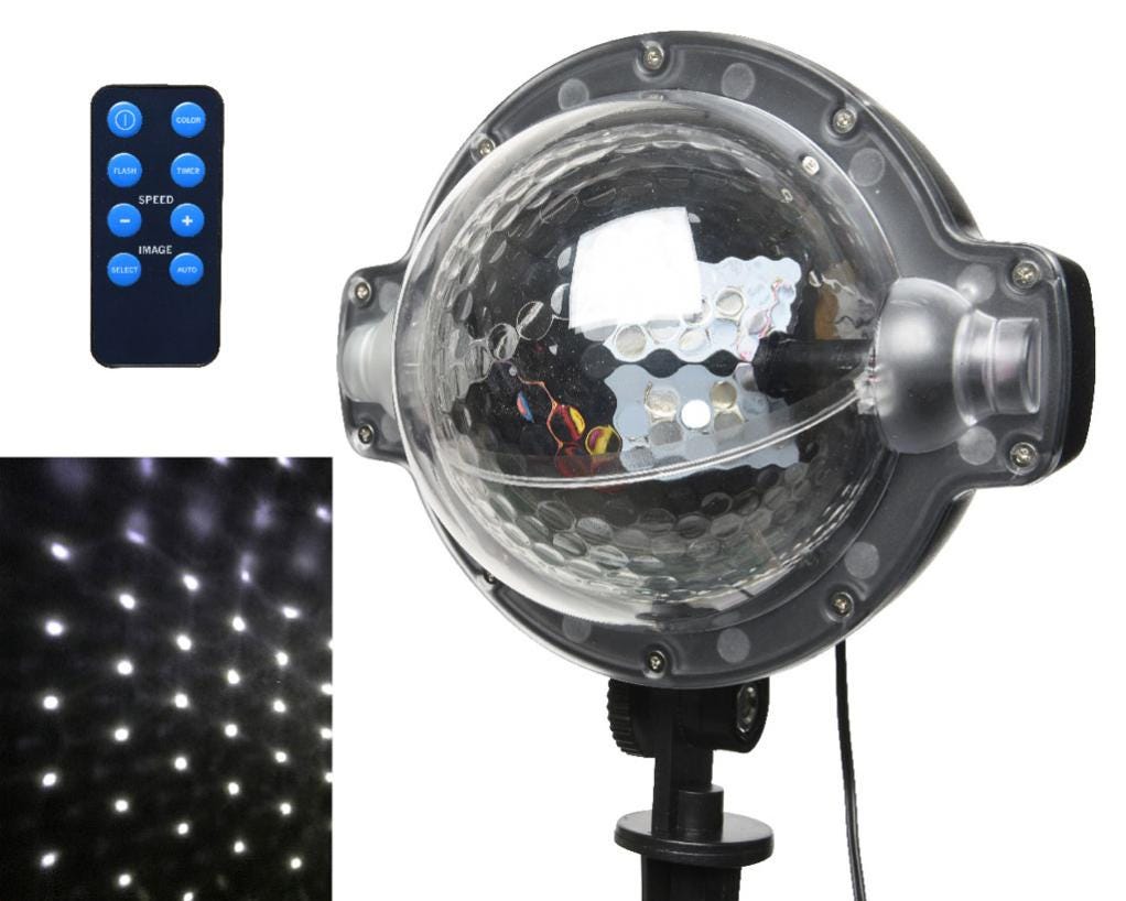 Projecteur extérieur Module LED 30 Lm rouge Tempête de neige | Leroy Merlin