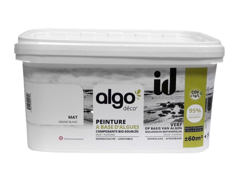 Peinture Mur Plafond Id Algo Blanc Mat 5 L Leroy Merlin