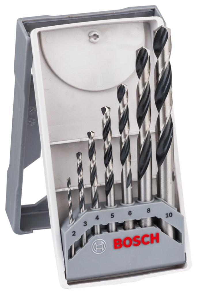 Bosch 2609255088 Foret à métaux rectifié HSS-TiN DIN 338 Longueur 34 mm Diamètre 1 mm 