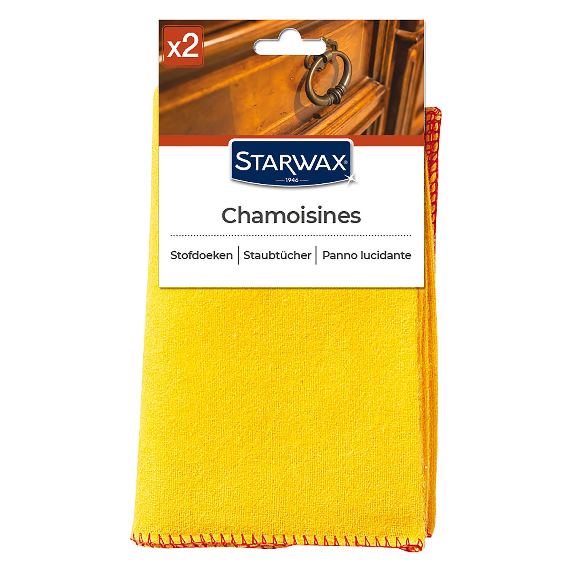 Chiffon chamoisine coton STARWAX x 2