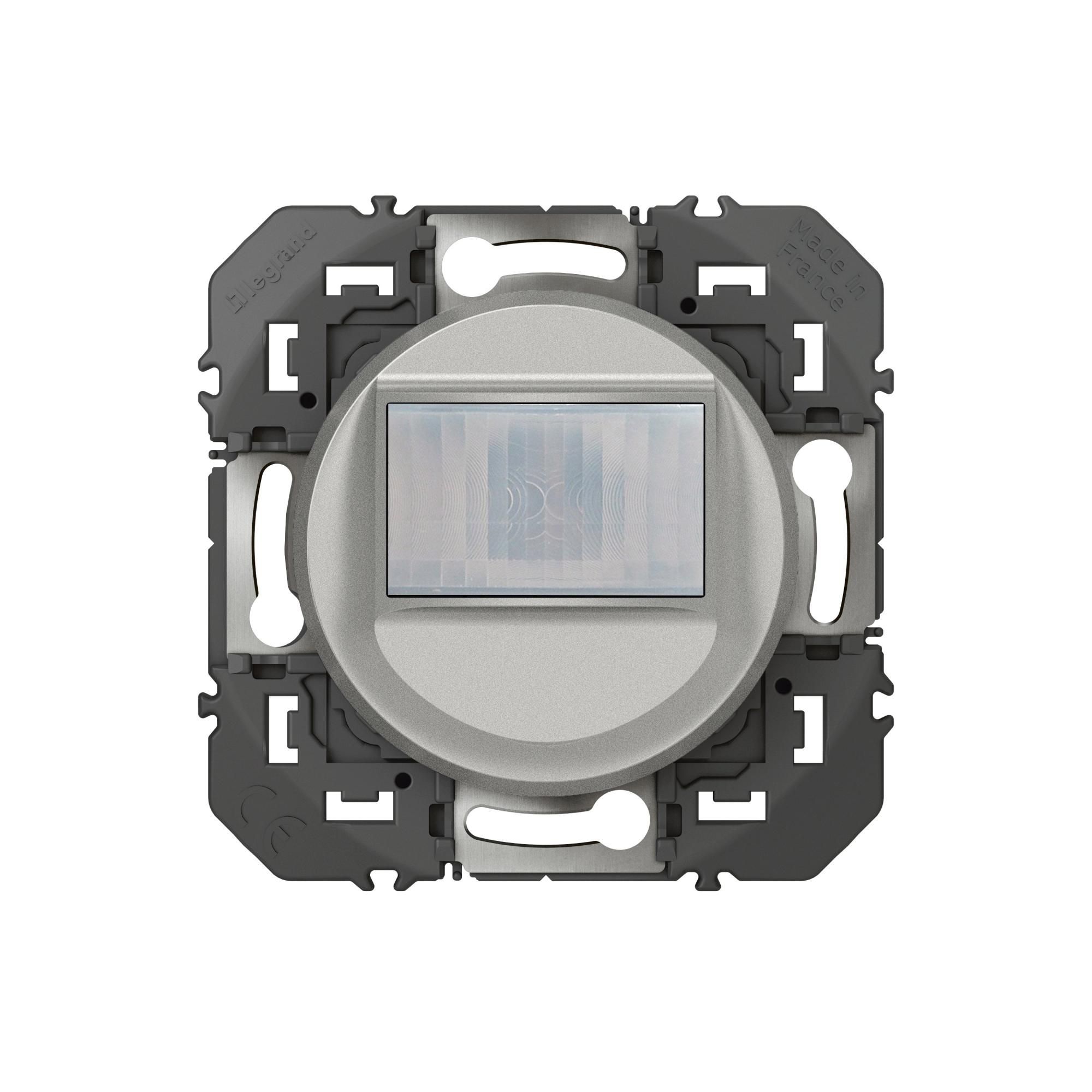 Réglage Sensibilité Détecteur De Mouvement Legrand Interrupteur automatique à assembler, LEGRAND Dooxie, aluminium | Leroy Merlin