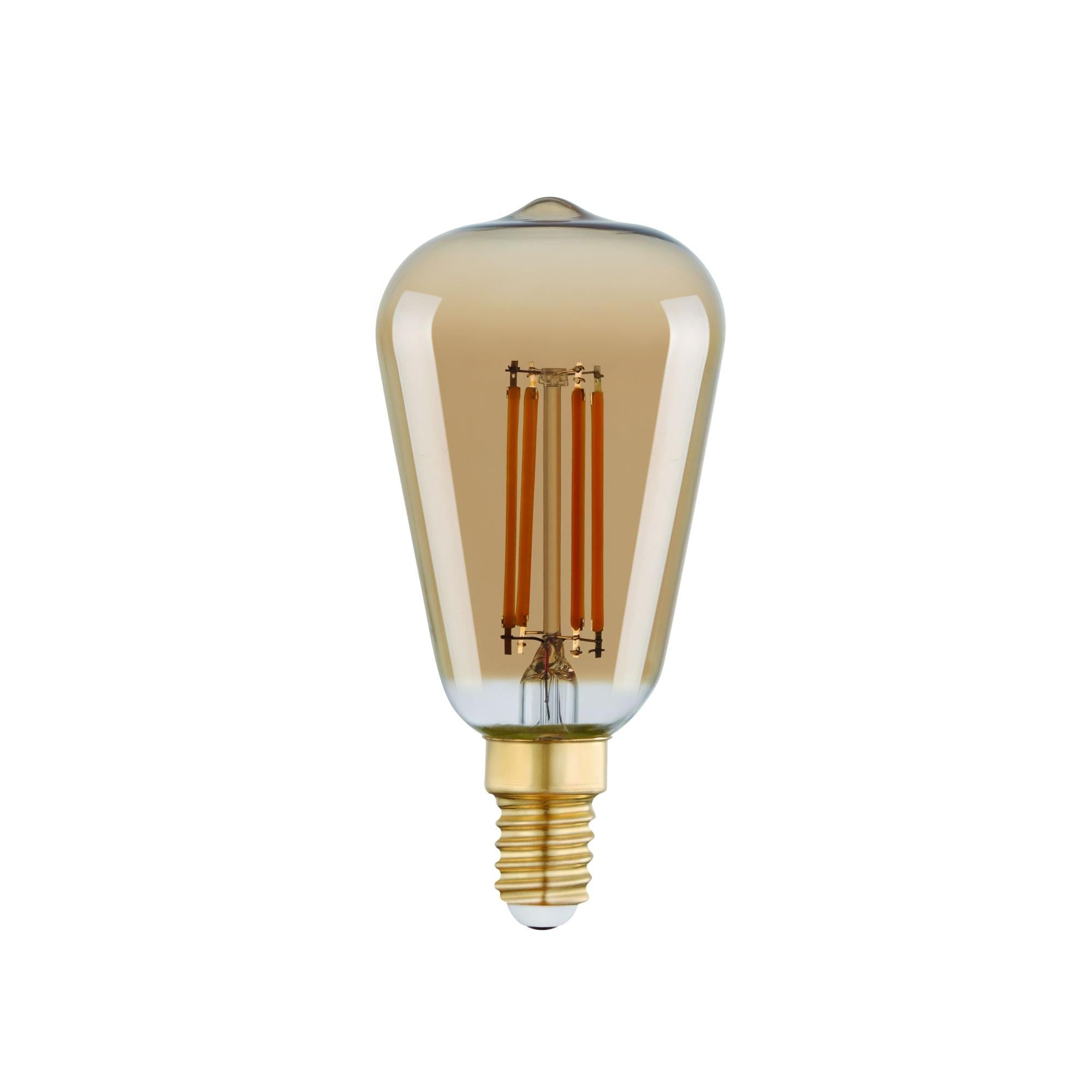 Ampoule led décorative, Edison, E14, 330Lm = 30W, blanc très chaud — free download