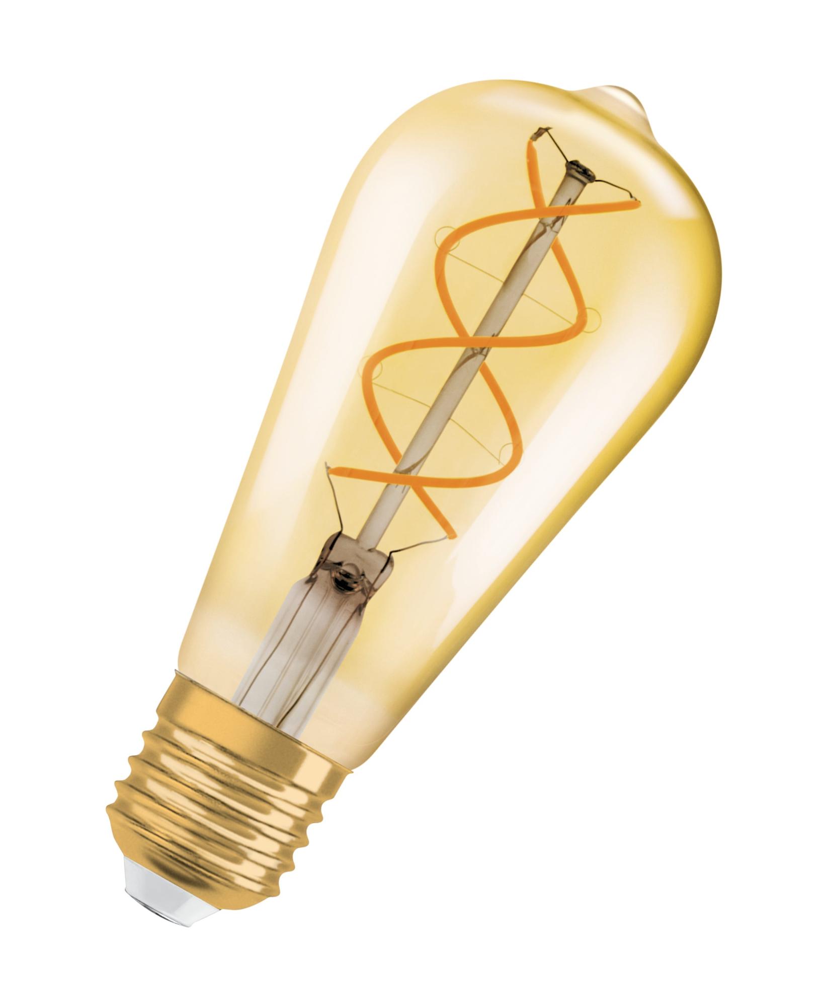 Ampoule led décorative, Edison E27, 250lm = 25W, blanc très chaud