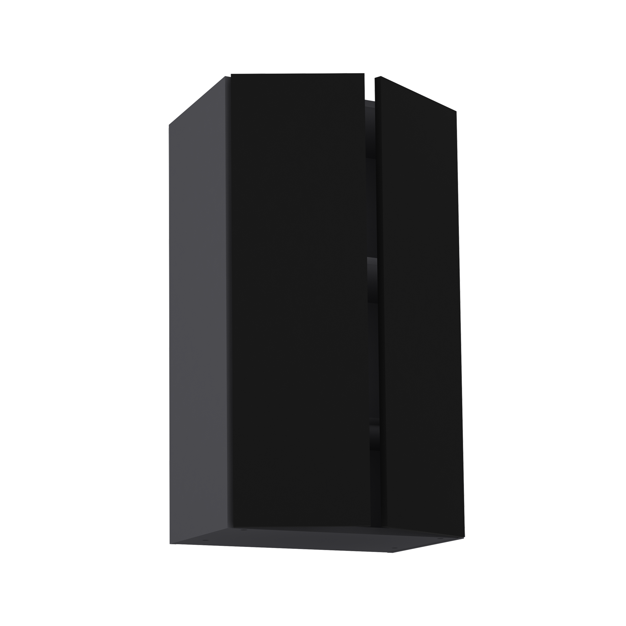 Meuble haut de cuisine Sofia noir, 2 portes H103xl60 Leroy Merlin
