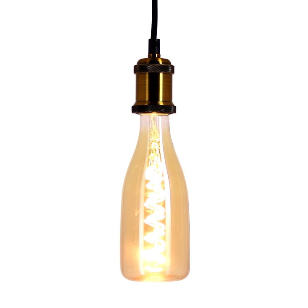 Ampoule led Décoratif bouteille E27, 350Lm, blanc chaud, XANLITE