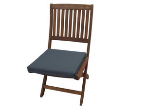 Galette de chaise tressée - 40 x 40 cm - noir réglisse - Conforama