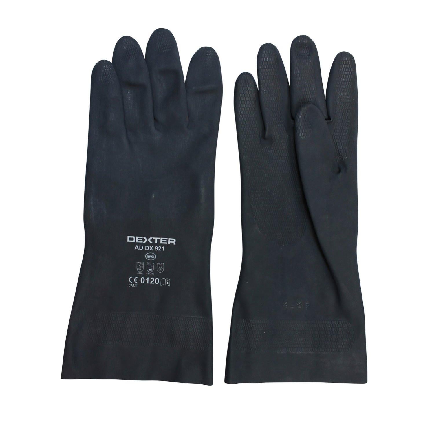 Gant Néoprène SINGER Noir Taille 10 - Protection Chimique - Référence NEO27010