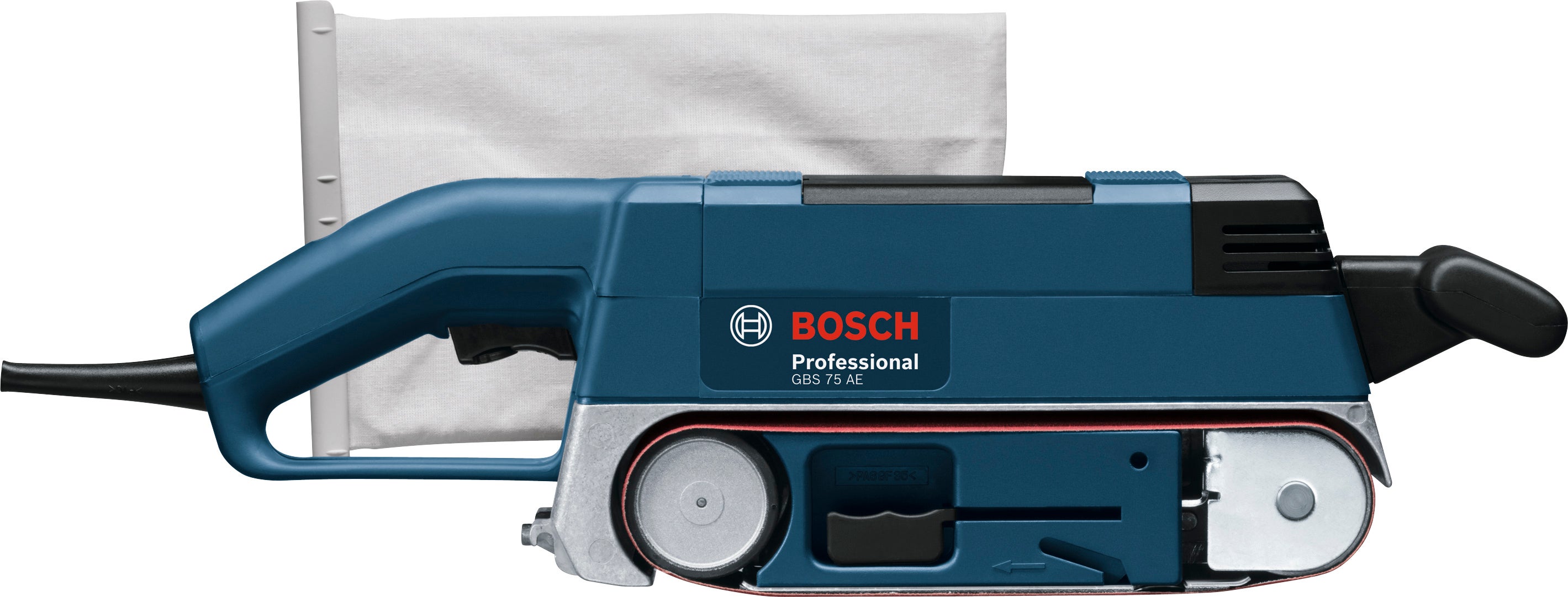 Bosch Professional Ponceuse à Bande GBS 75 AE 0601274707 Bleu : :  Bricolage