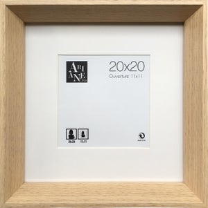 Cadre photo carré 20x20 cm SlimPYX- cadre design ultra fin à coller