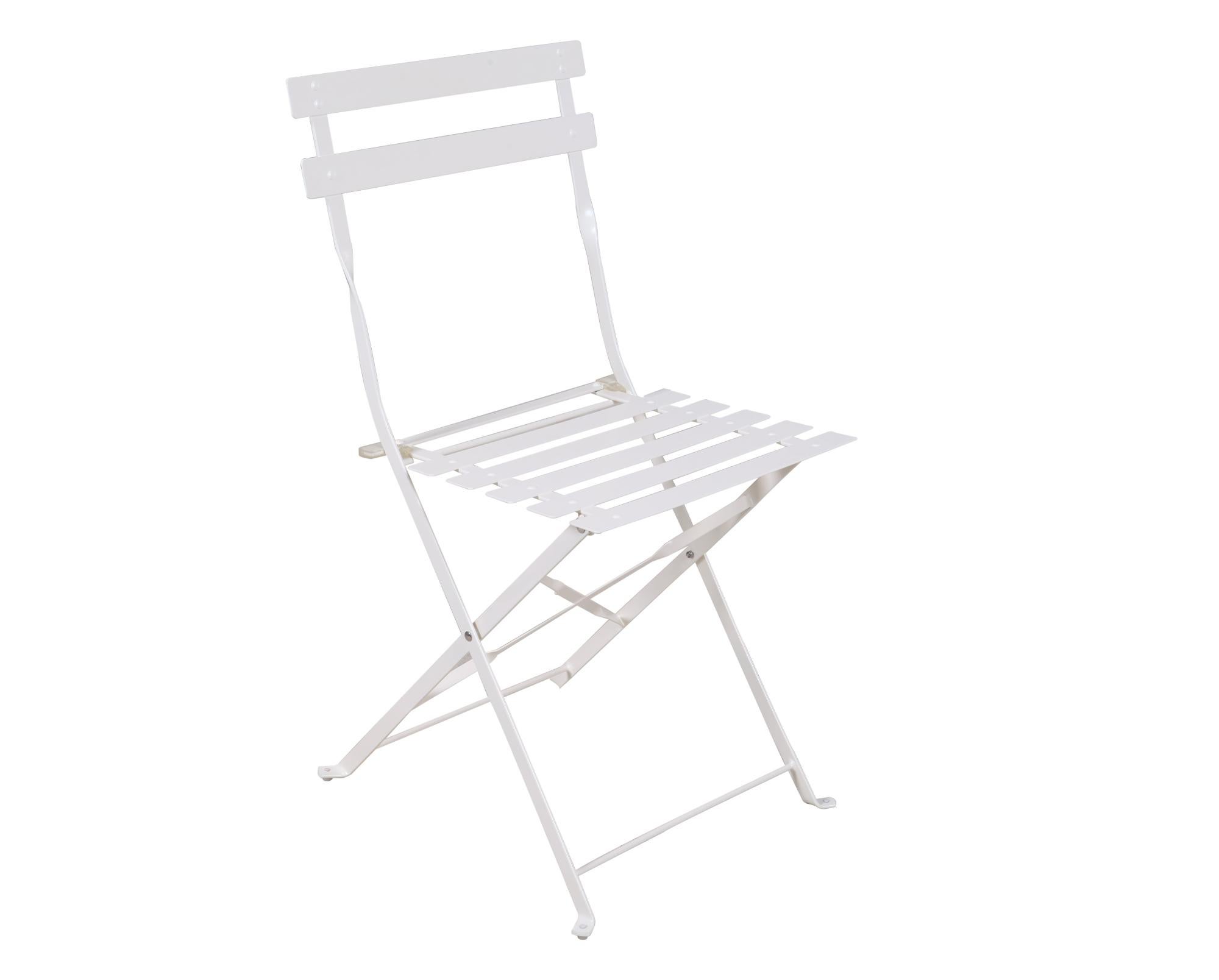 Chaise de jardin NATERIAL Flora en acier blanc Leroy Merlin