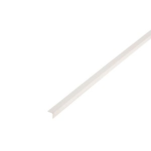 Cornière PVC pliable 130 X 130mm blanche
