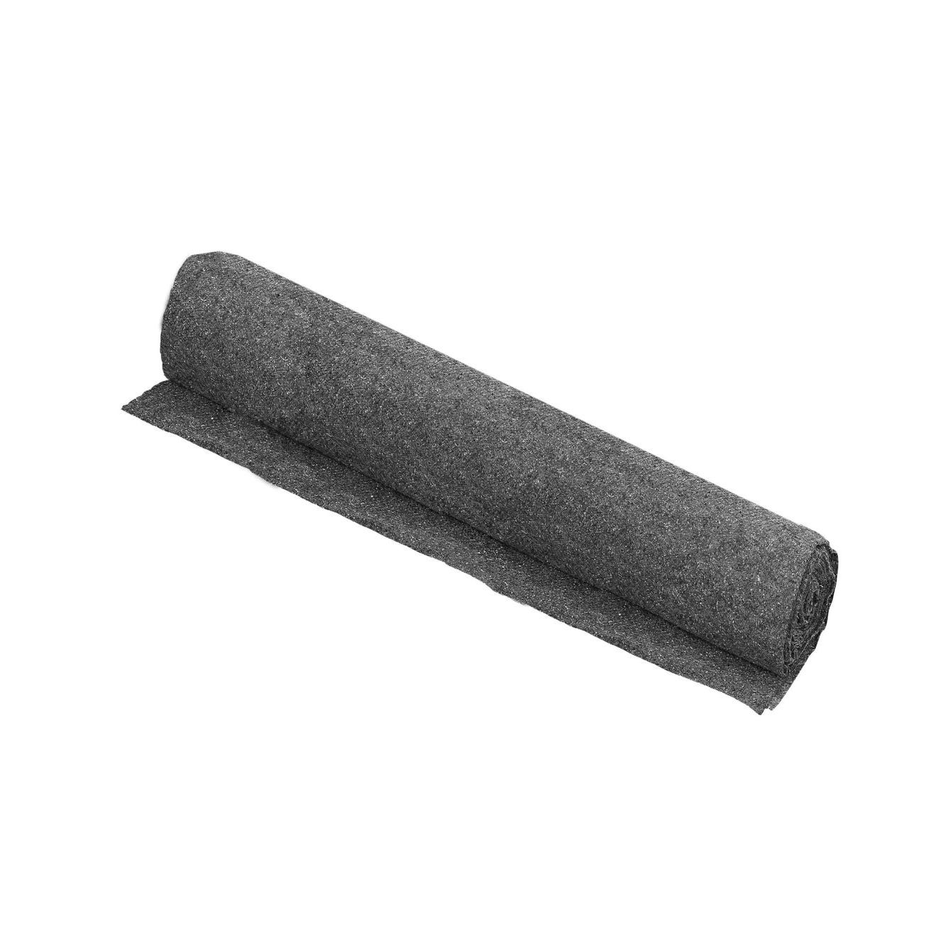 Rouleau de feutre adhésif robuste de 5 mm d'épaisseur pour protéger vos  sols en bois dur et stratifié, 1,3 x 200 cm (noir)