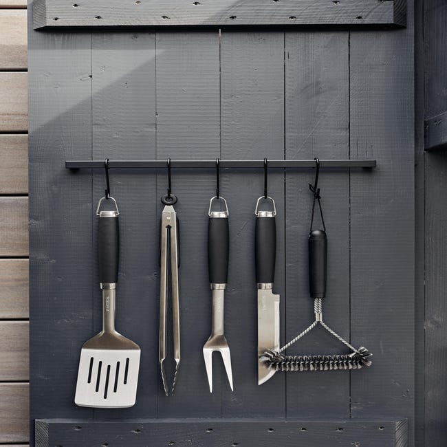 Ensemble d'accessoires de spatule en métal pour gril de barbecue