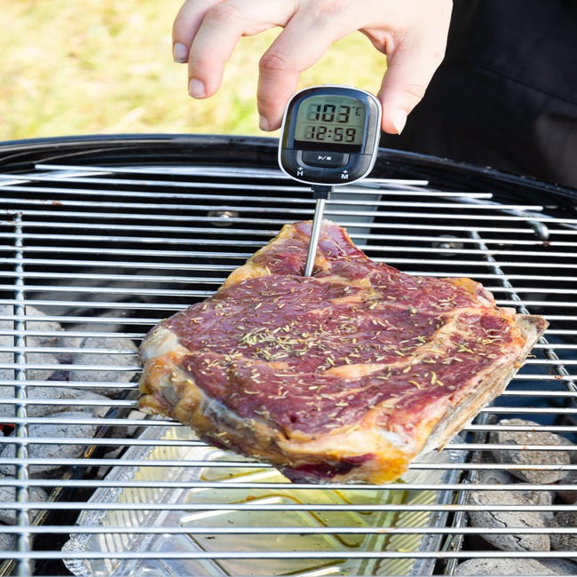 Thermomètre en inox NATERIAL pour barbecue
