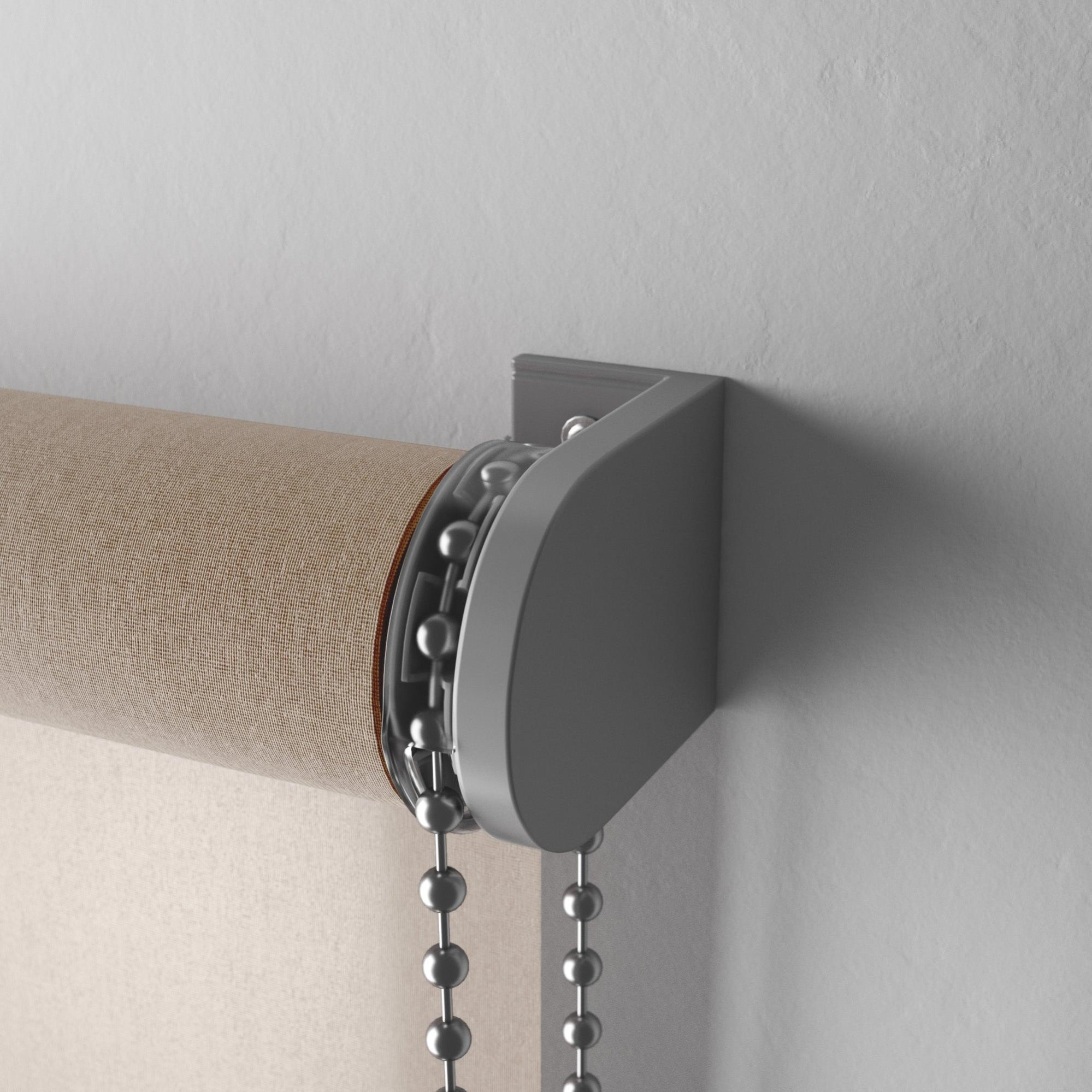 Store enrouleur tamisant Madrid taupe, l.200 x H.250 cm, INSPIRE