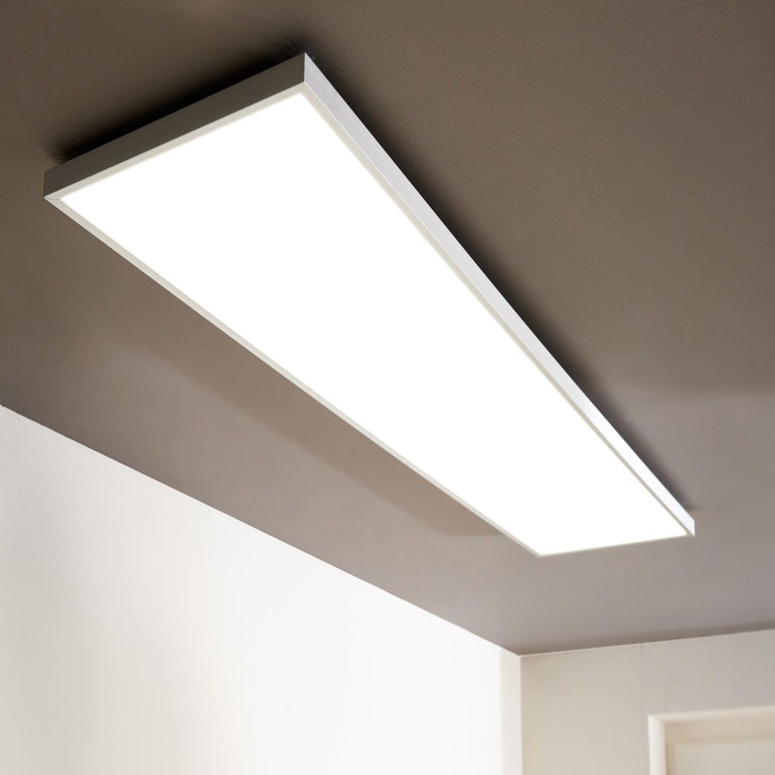 Panneau LED intégrée GDANSK INSPIRE 120 x 30 cm, blanc chaud / froid, blanc