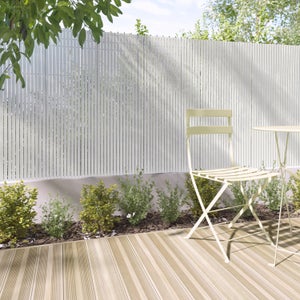 Canisse PVC Premium JAROLIFT brise vue terrasse jardin balcon résistant aux  UV