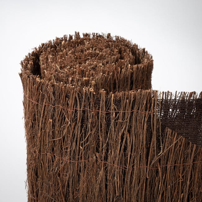 Brande de bruyère et coco brise-vue naturel 3 m – Brande tricouche - Catral